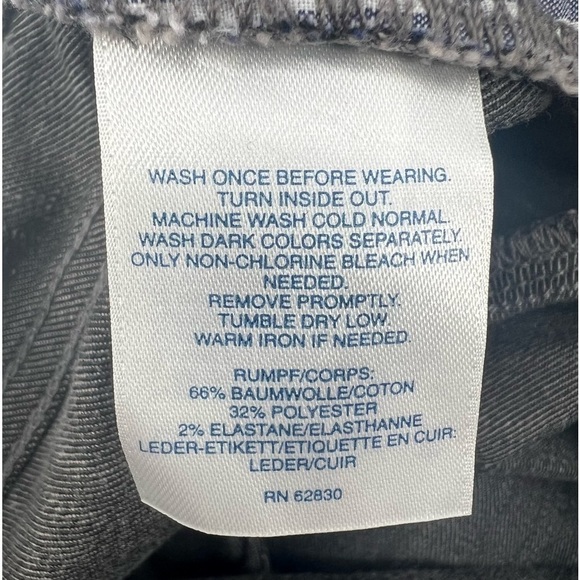 Land's End Gray Mid Rise Straight Leg Denim Jeans Size 10 Women's - Picture 6 of 6